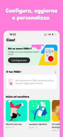 MyFaba – Il tuo Raccontastorie iPhone screenshot 2