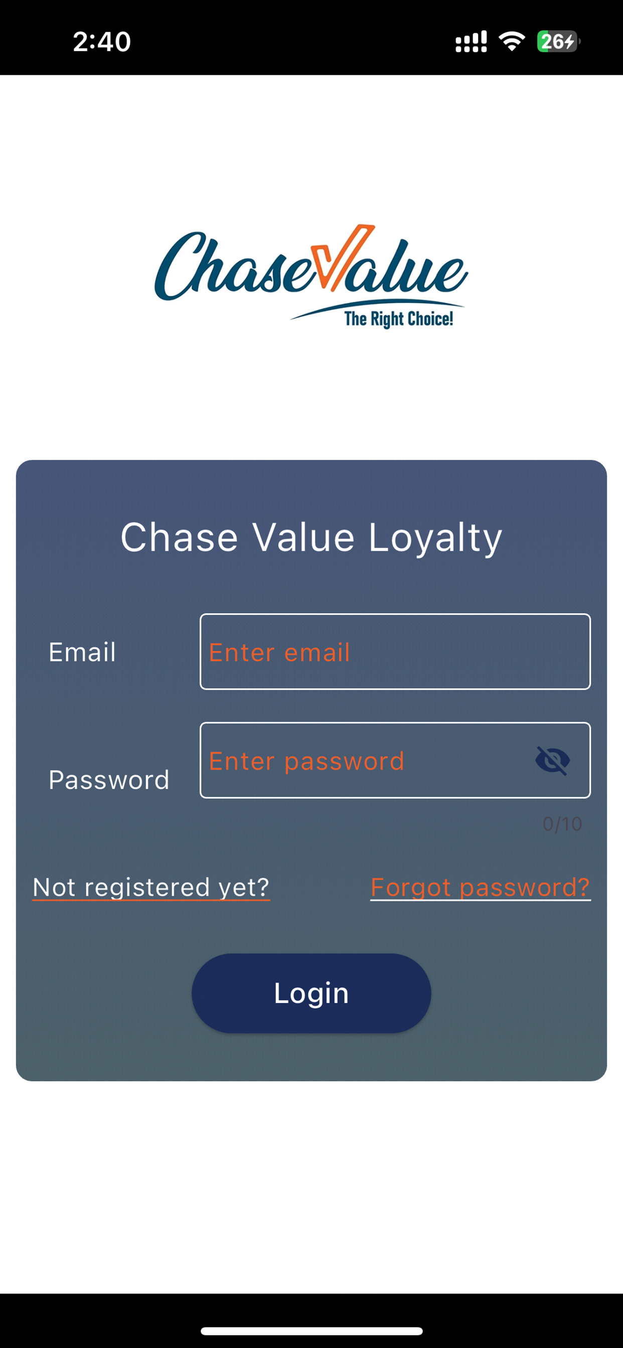 Chase Value Loyalty