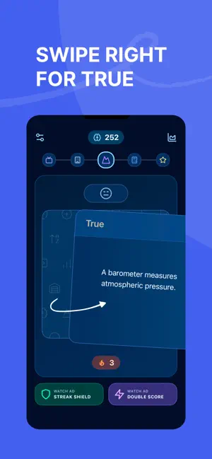Swipe Quiz: Trivia Game screenshot 1