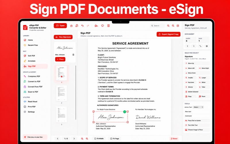 eSign PDF Converter & Editor screenshot
