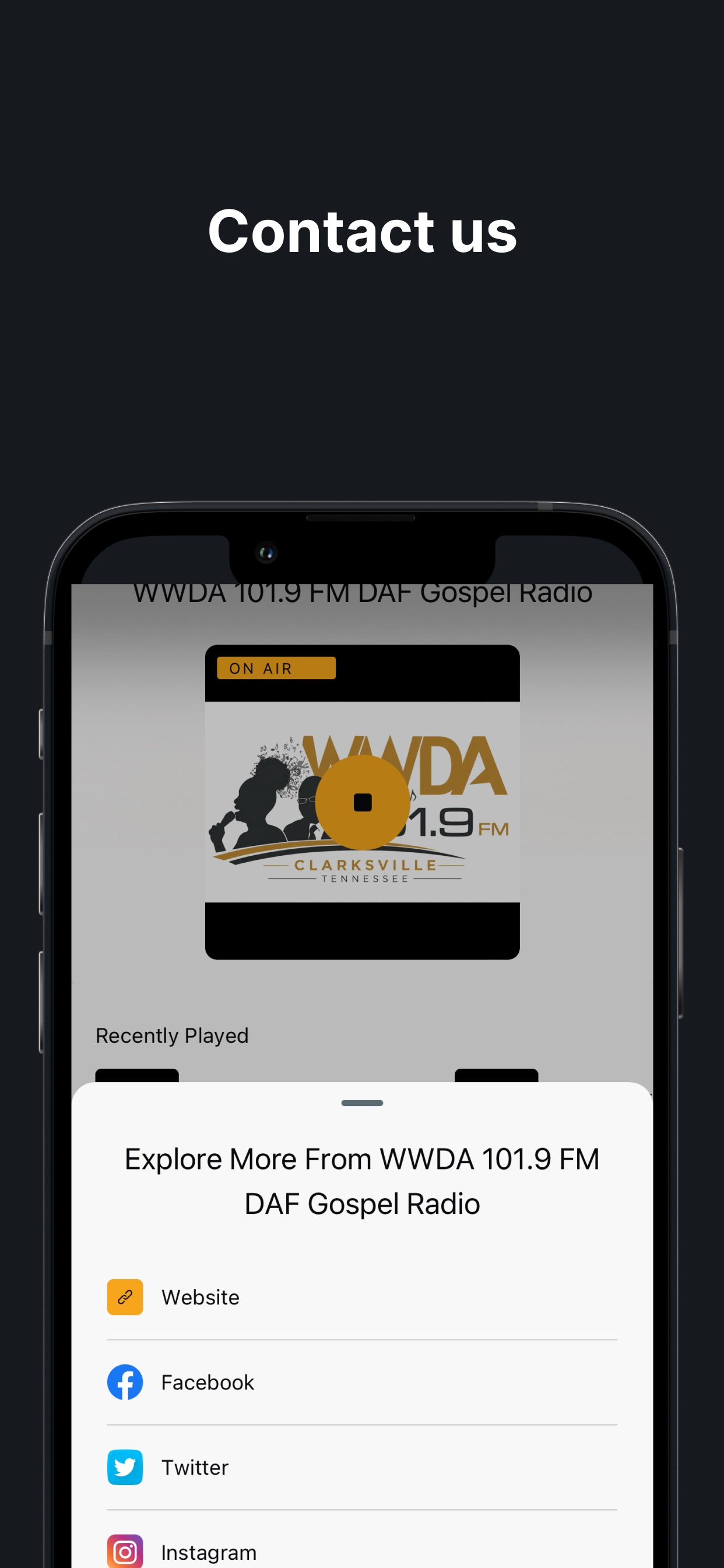 WWDA 101.9 screenshot 3