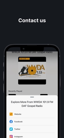 WWDA 101.9 screenshot