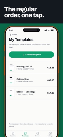 Tearoff: AI Receipt Maker Screenshot 7 of 7