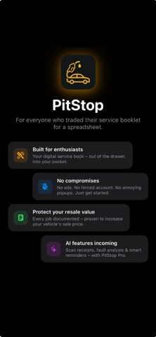 PitStop: Vehicle Manager Screenshot 1 of 6