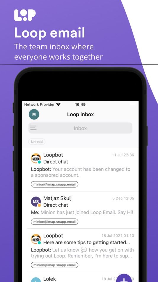 #1. Loop Email: Mail & Team Chat (iOS) 由: NITO d.o.o.