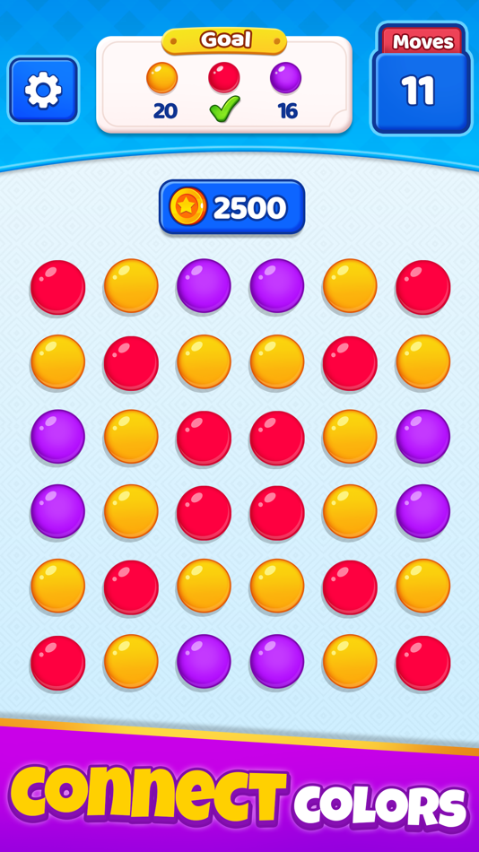 #6. Connect Em All! - 3 Dots Link (iOS) Podle: Mrudul Babariya