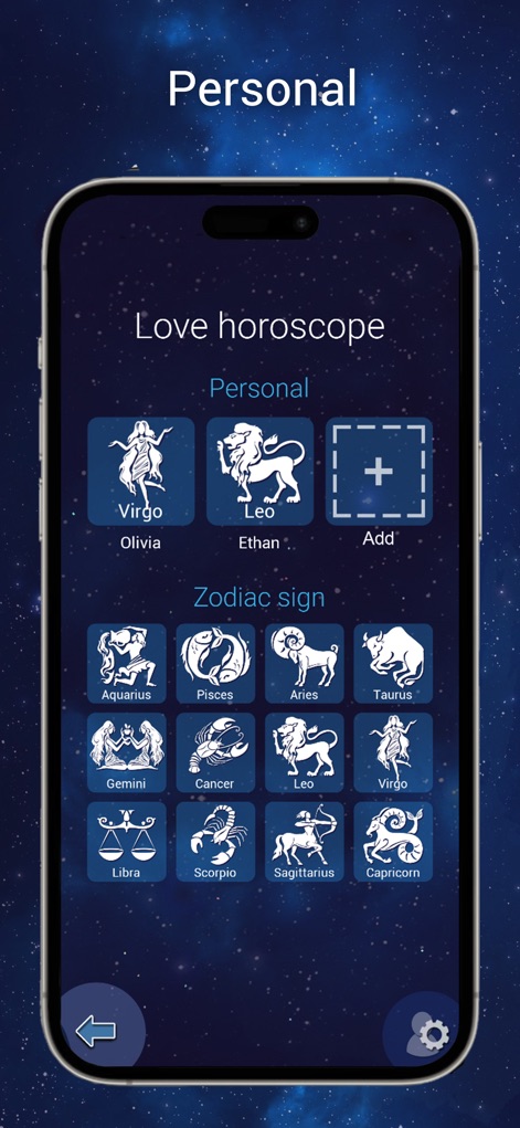 My daily horoscope 2025 - The app enables users to manage multiple personal profiles and explore detailed insights for all twelve zodiac signs.
