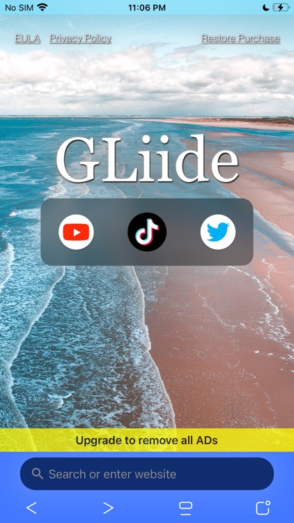 GLiide Browser with Ad Blocker