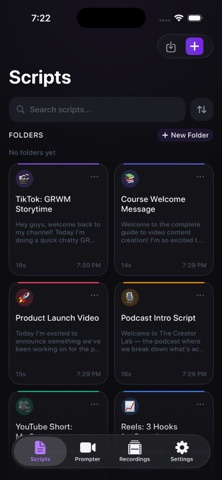提词器: 台词与录像 screenshot
