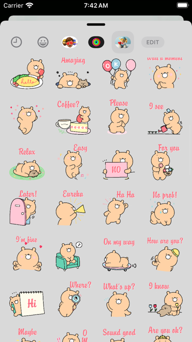 Gummy Bear Stickers Pack Screenshot