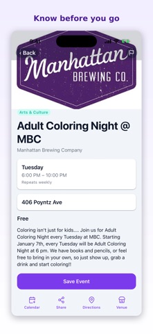 GoingOn: Local Events Screenshot 2 of 7