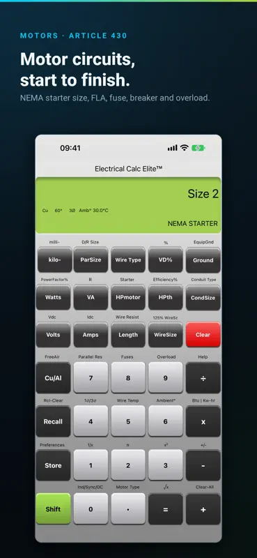 Electrical Calc Elite screenshot 6 of 8