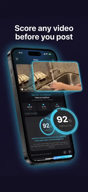 Viraly: AI Viral Analyzer screenshot 1
