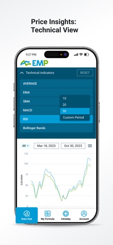 EMP Data Hub Screenshot 3 of 5