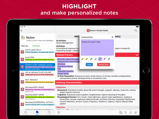 Screenshot #6 pour Nurse's Pocket Guide-Diagnosis