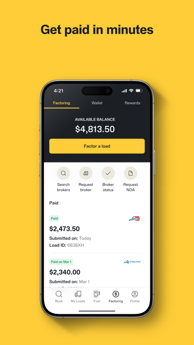 TruckSmarter Load Board & Fuel Screenshot