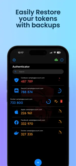 Authenticator App ··· screenshot 3