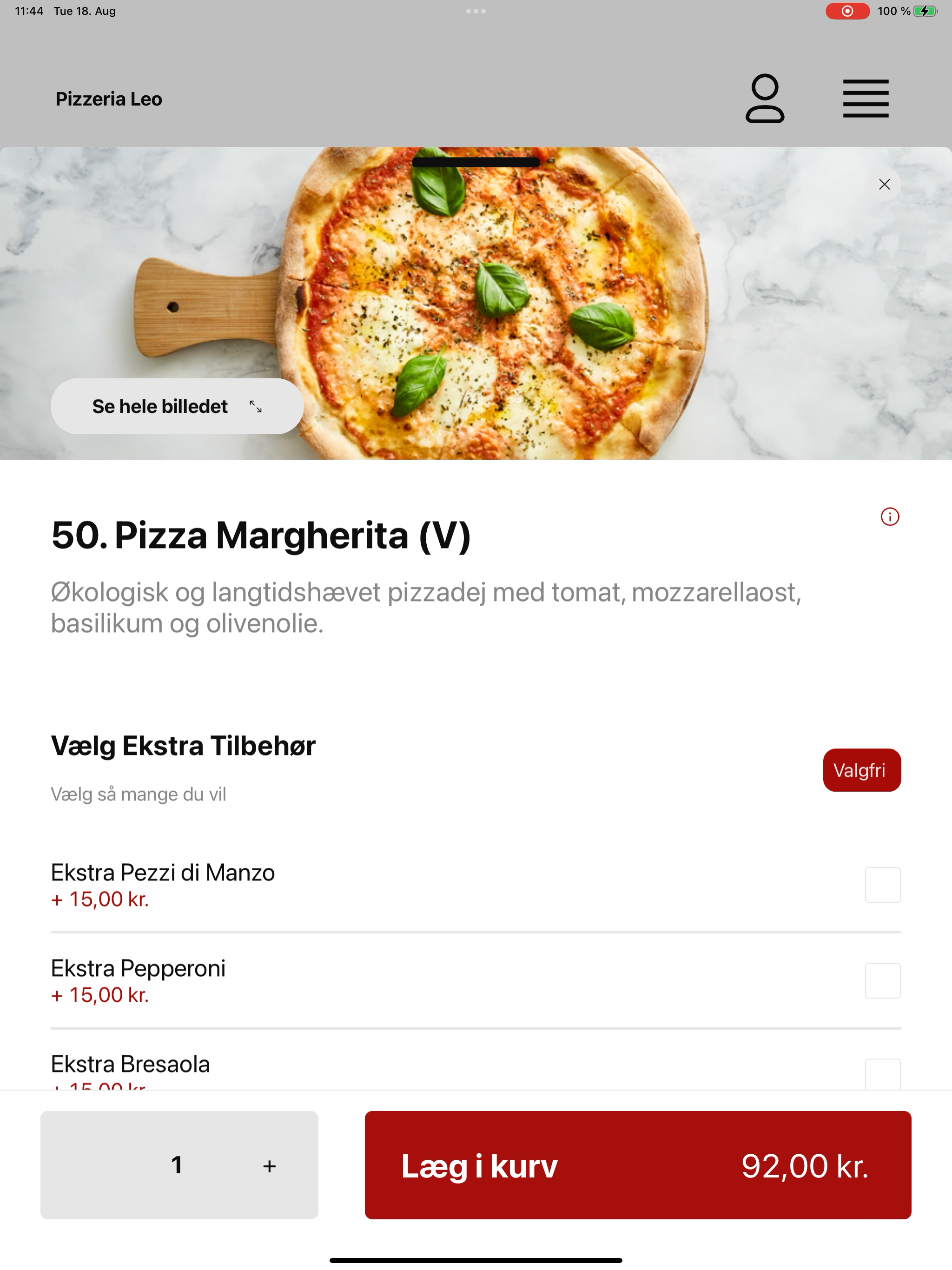 Pizzeria Leo Sølvgade screenshot 15