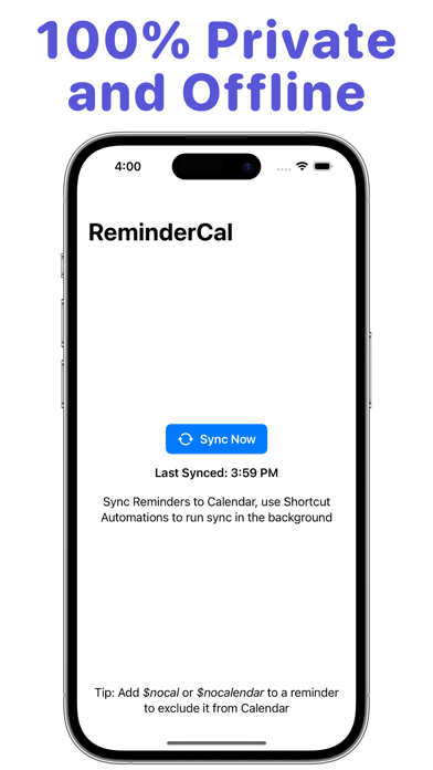 ReminderCal - Reminders to Cal Screenshot