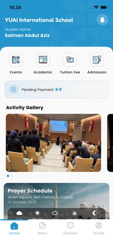 YUAI International School screenshot