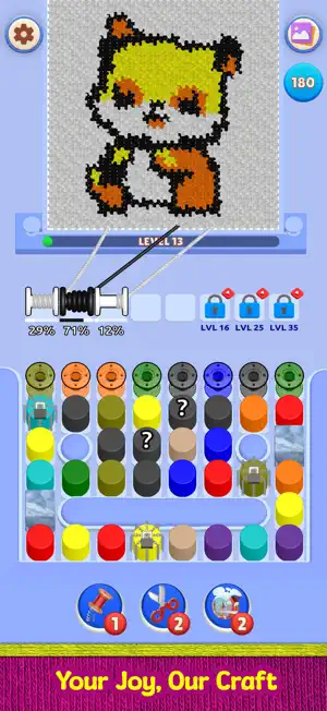 Wool Knit Sort Yarn Puzzle screenshot 3