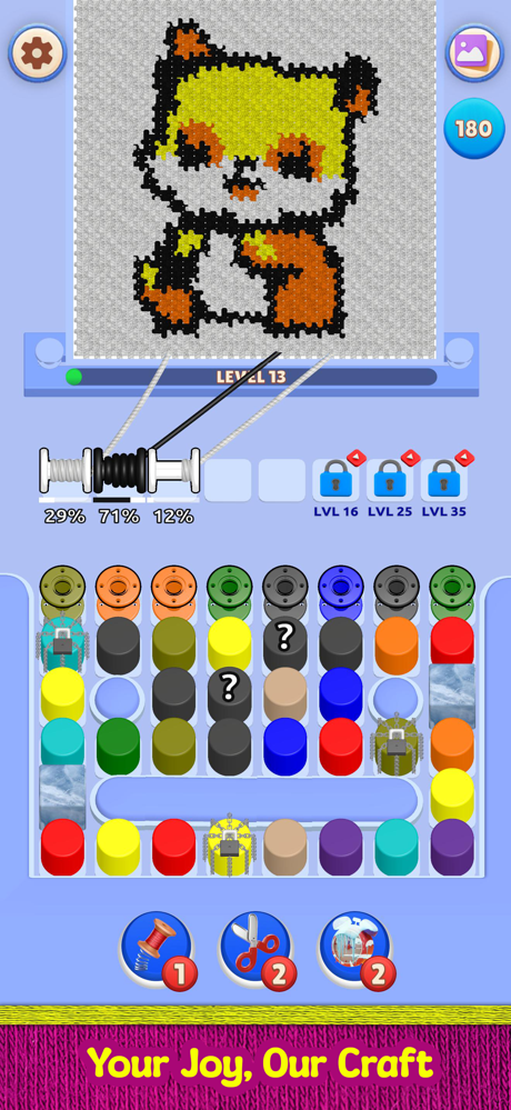 Wool Knit Sort Yarn Puzzle screenshot 3