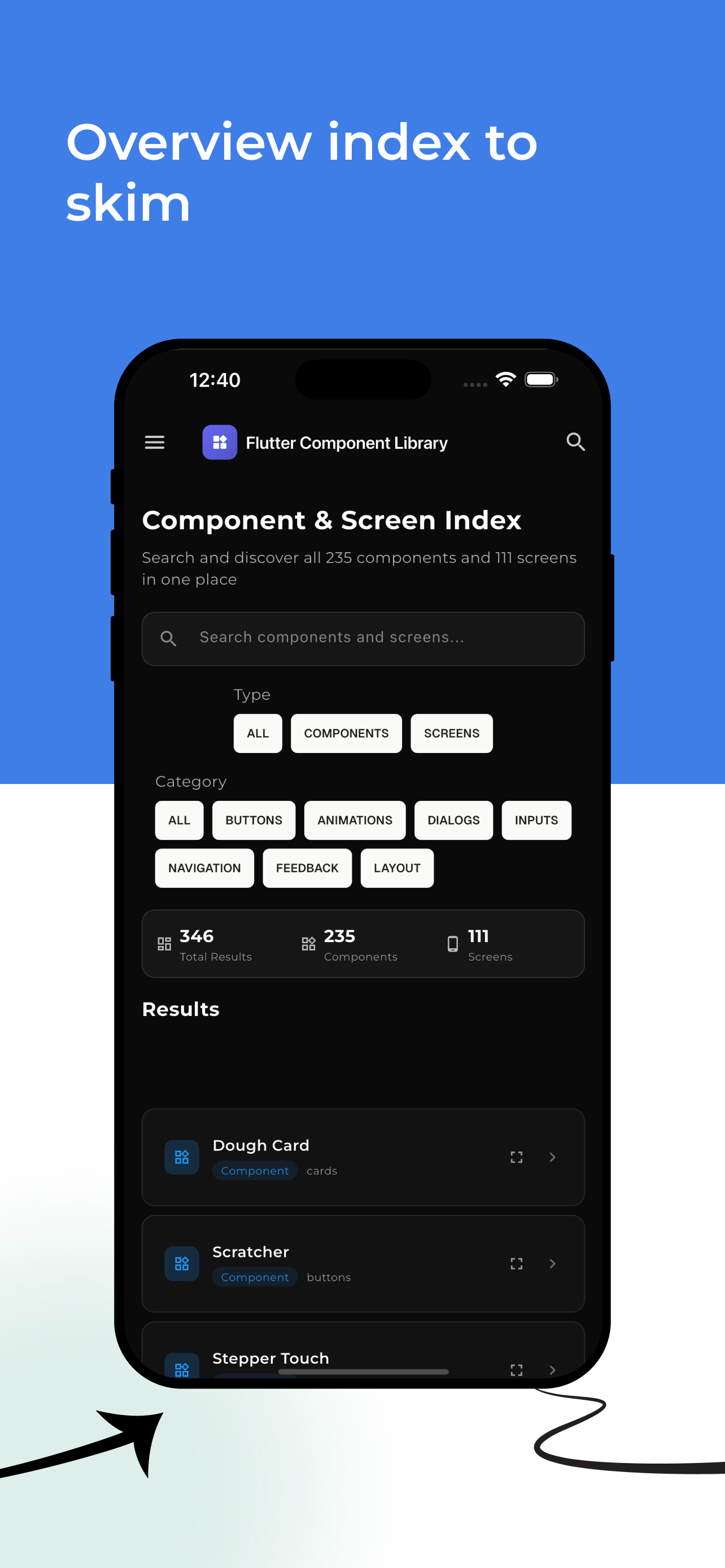 Flutter Component Library