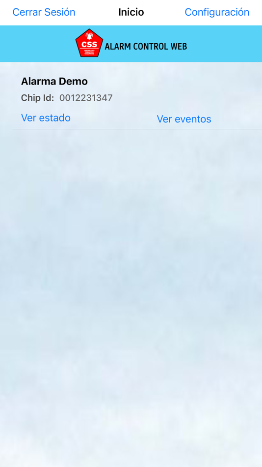 #1. Centenario Alarm Control Web (iOS) Podle: Pablo Troncoso