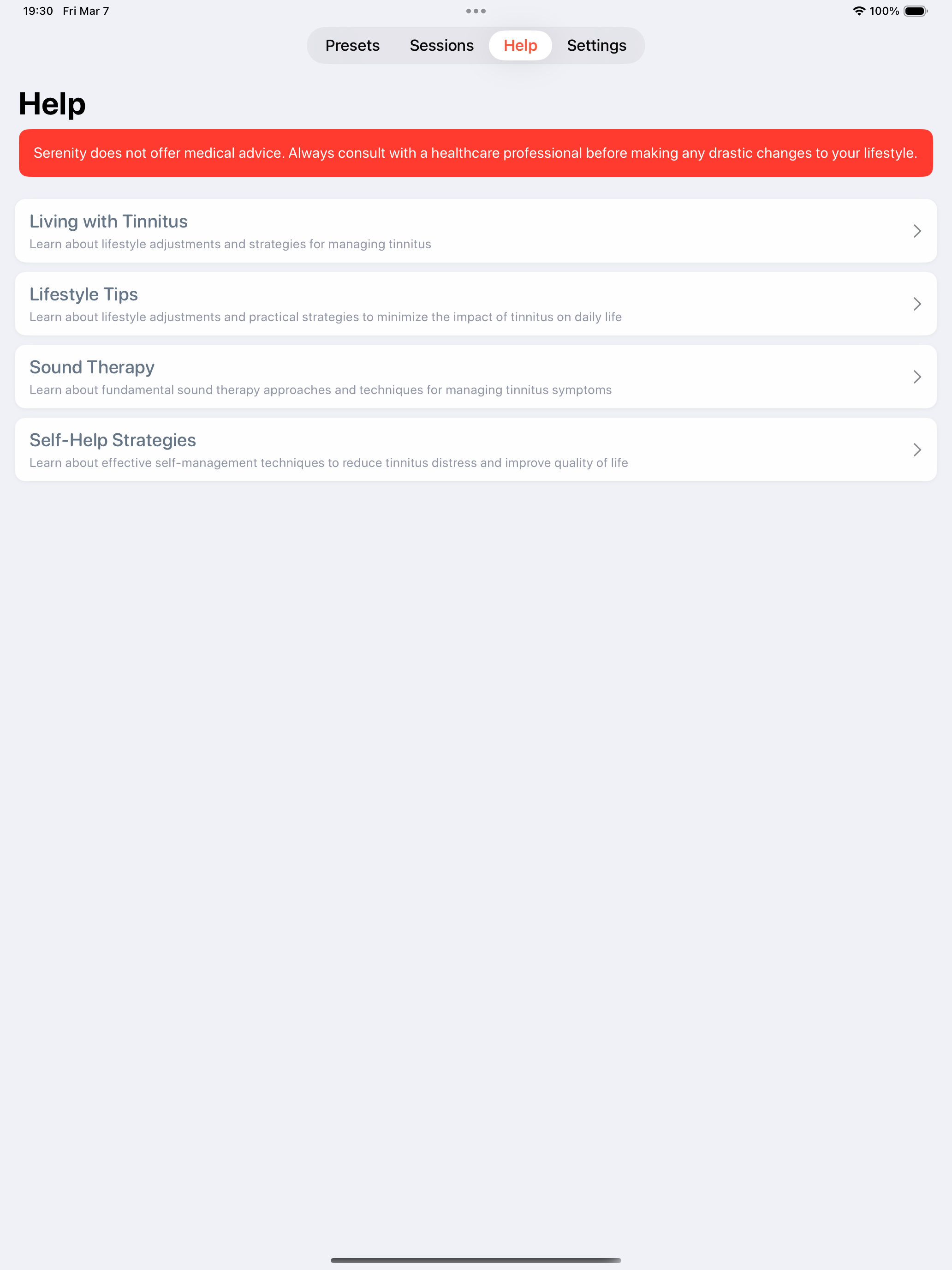 Tinnitus Relief Sound Masking+