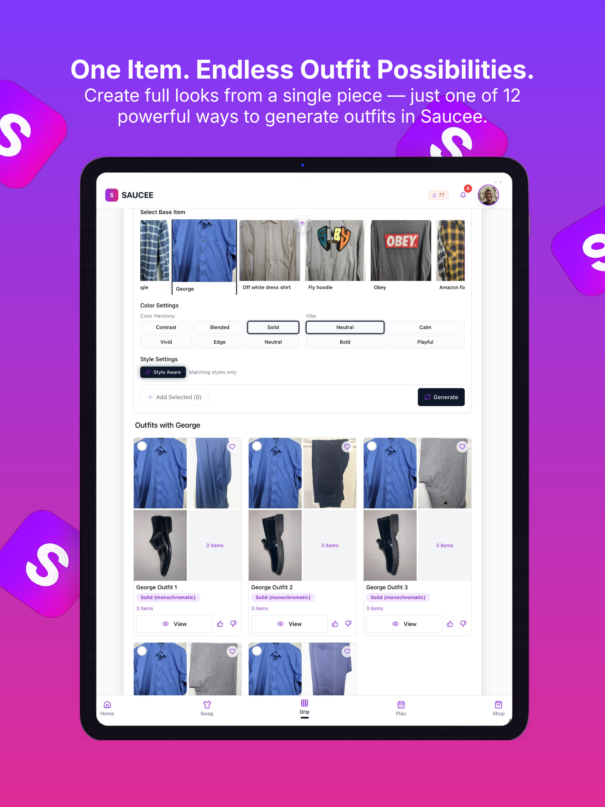 Saucee: Outfit Generator screenshot 14