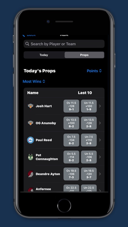 Prop Trackr - Player Props screenshot-4