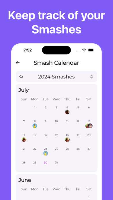 Smash Vault: Sex Tracker Screenshot
