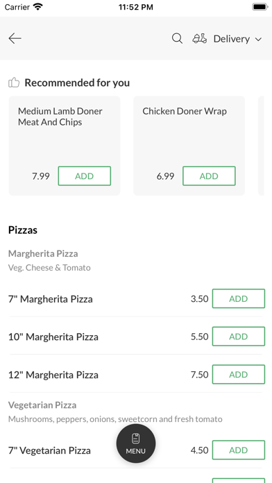 Lowfield Grill, Screenshot