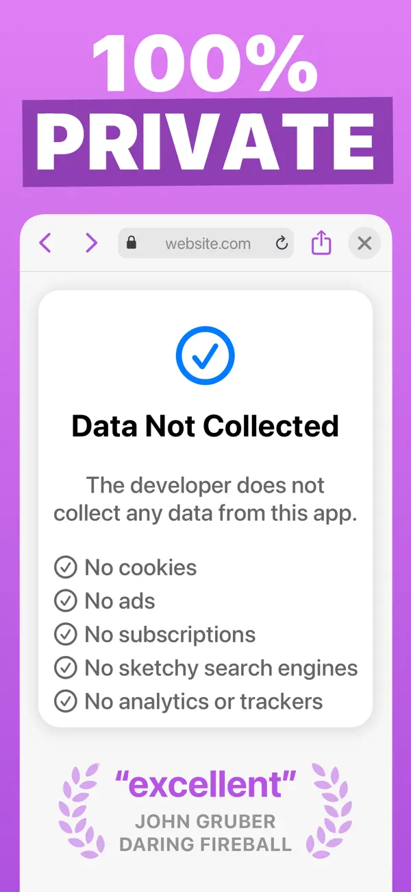 #4. Incognito — Private Browser (iOS) Által: Overdesigned, LLC