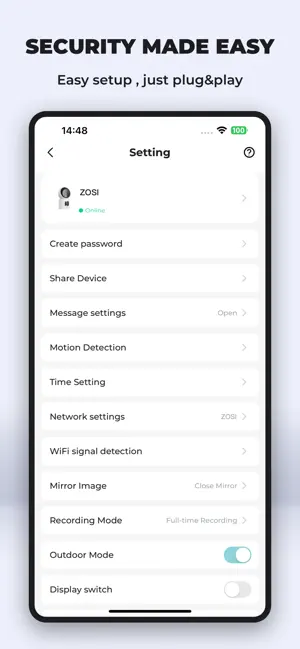 Zosi Smart screenshot 1
