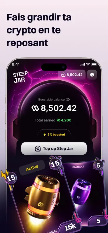 Sweat Wallet: Marche et Gagne screenshot 6 of 8