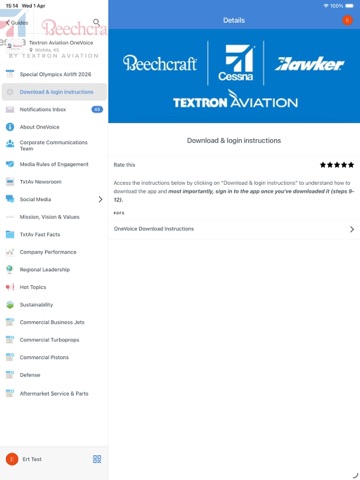 App screenshot