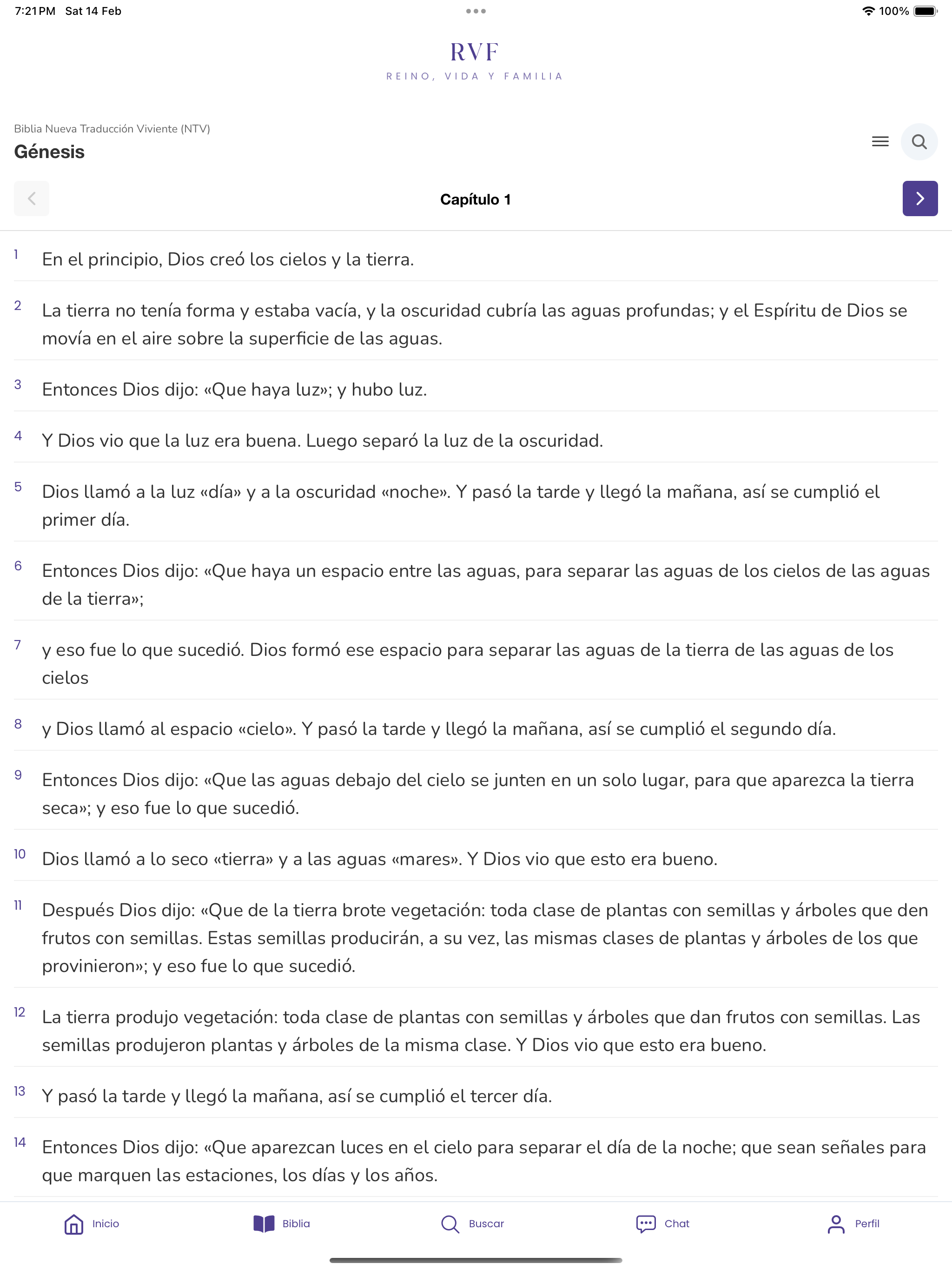 Reino, Vida y Familia screenshot 11