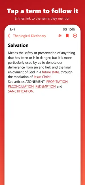 Theological Dictionary:Offline screenshot 2