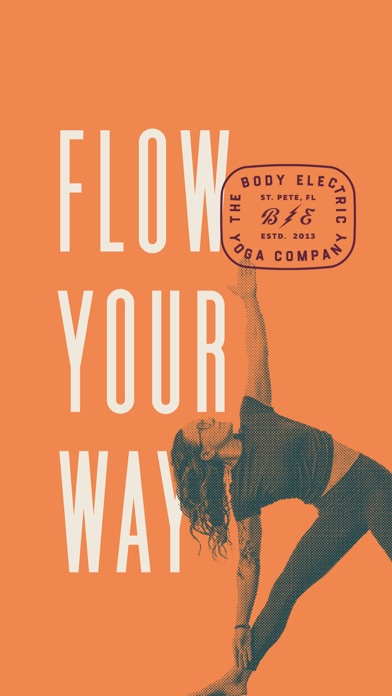 The Body Electric Yoga Company iPhone screenshot 1 - Health & Fitness app