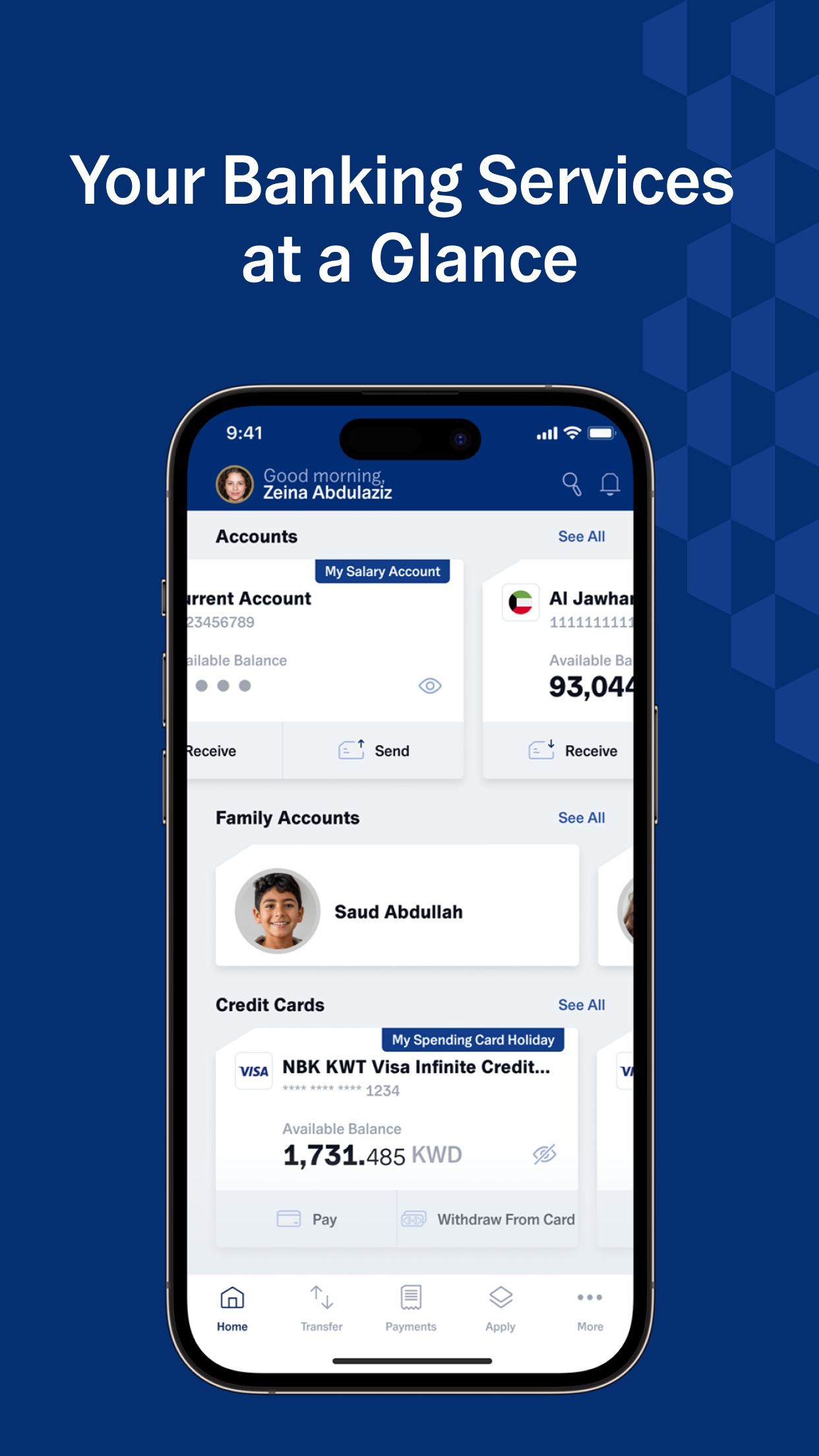 Screenshot 2 of NBK Mobile Banking