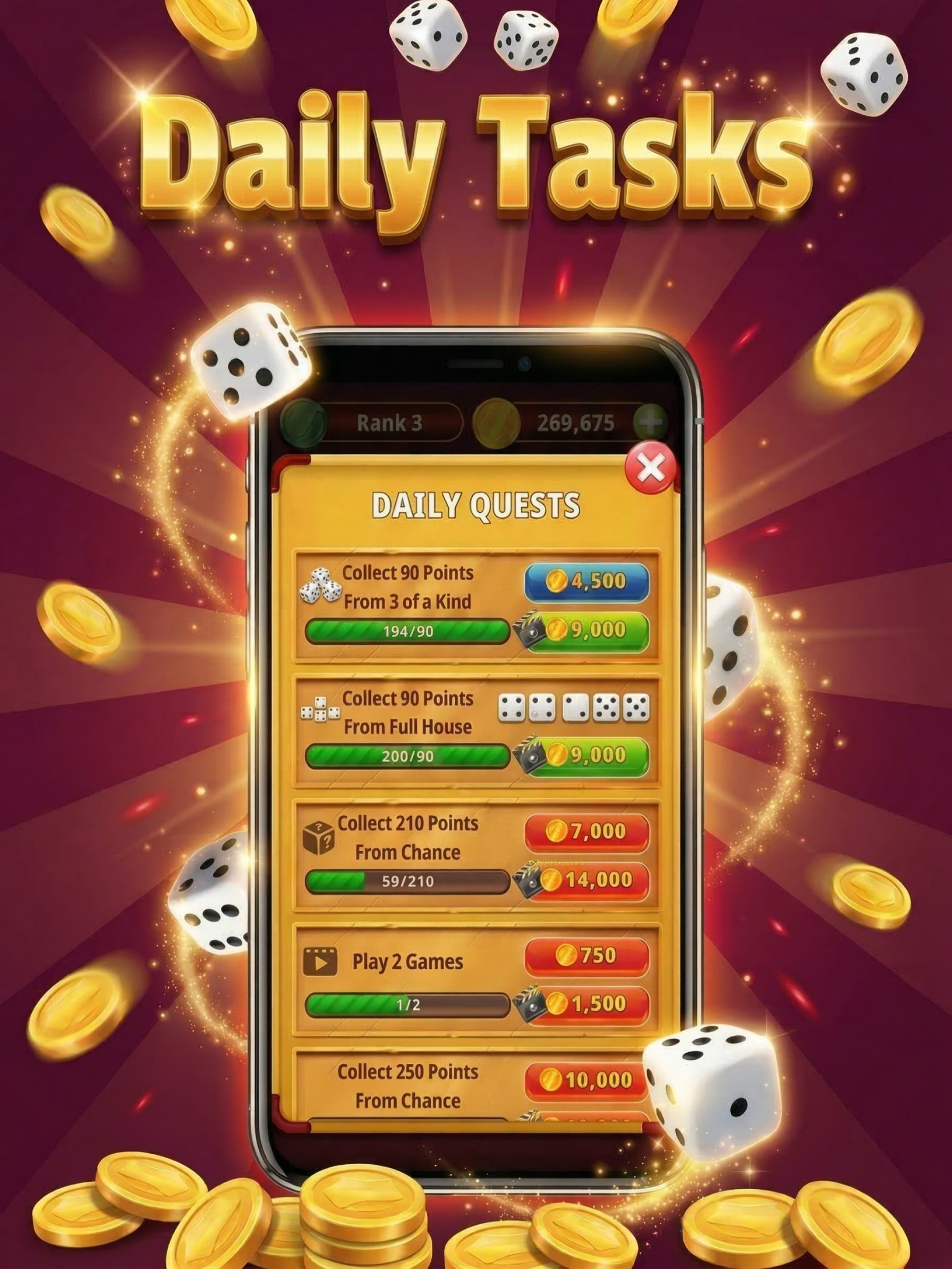 Yatzy Classic - Dice Games