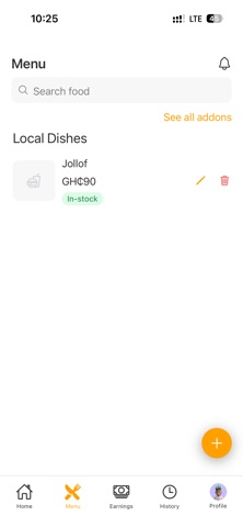 CHO Vendor screenshot
