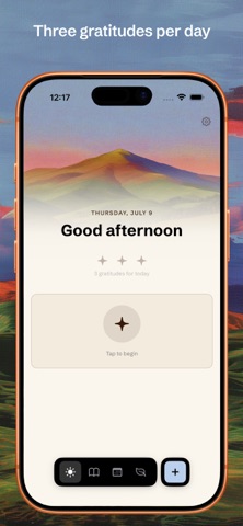Grateful: Daily Gratitude iPhone screenshot