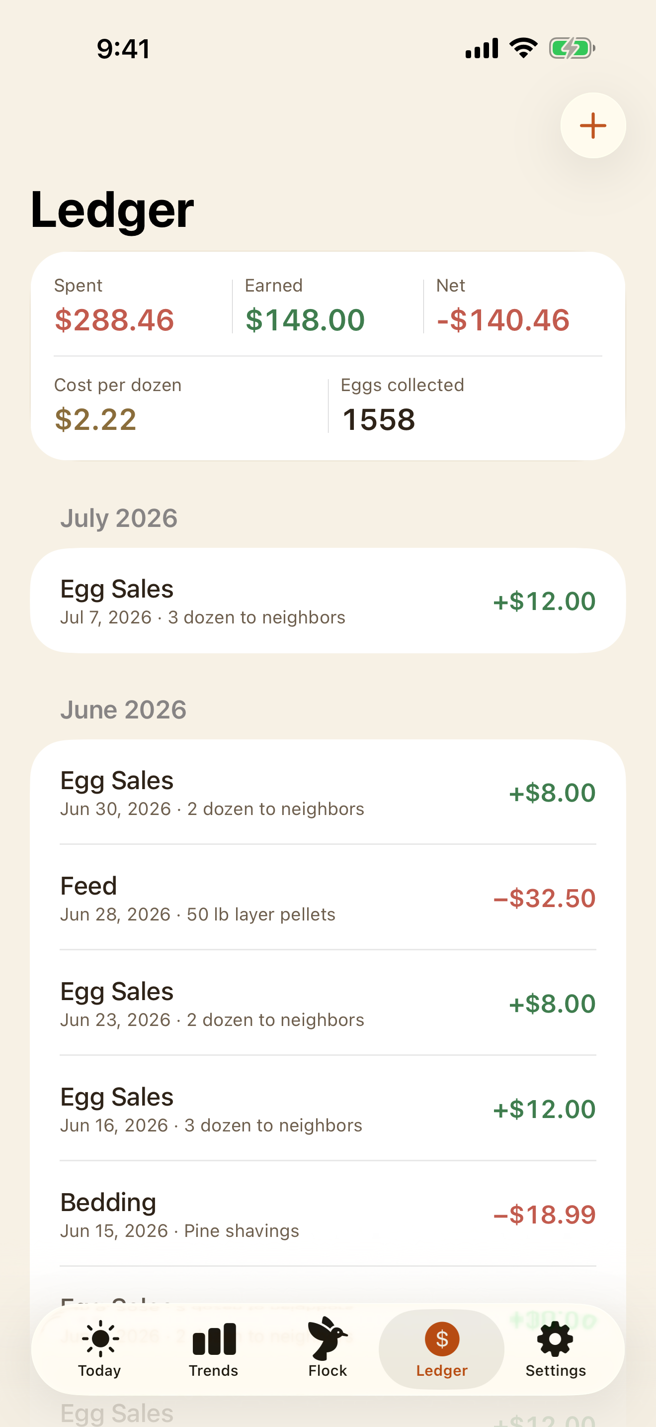 HenLog – Flock & Egg Tracker screenshot 3