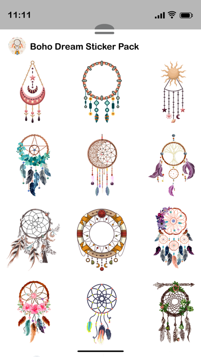 Boho Dream Sticker Pack Screenshot