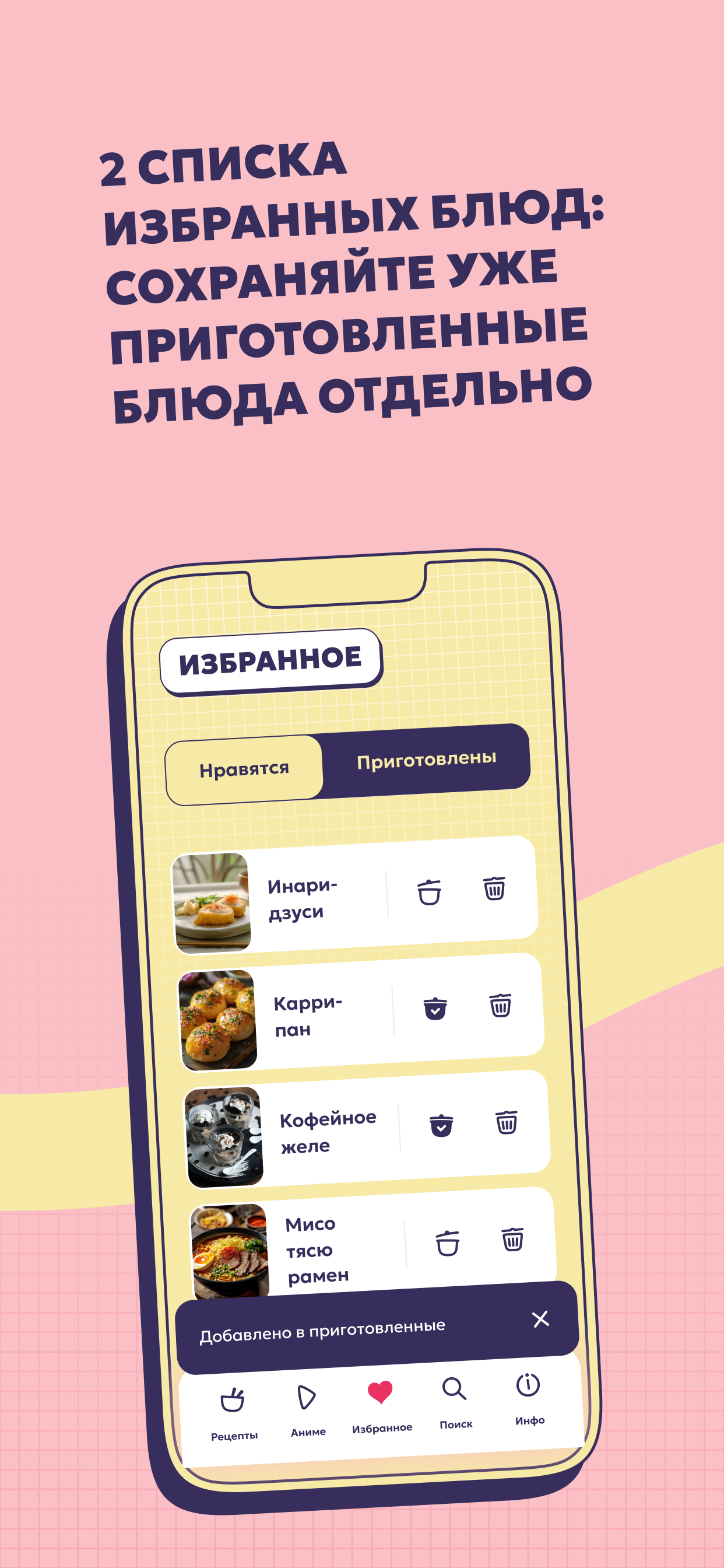 Рецепты из аниме