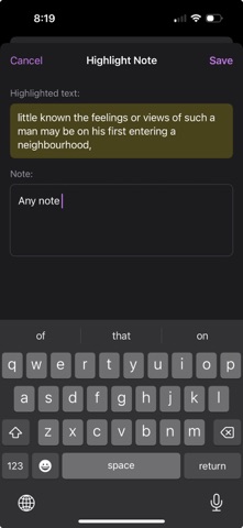 qTxt screenshot