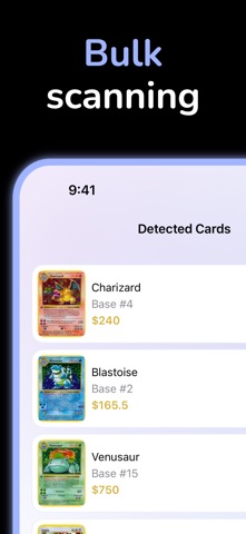 Card Price Scanner - Pulldex iPhone screenshot
