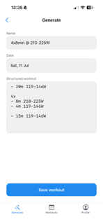 TextFit: AI Workout Builder screenshot 2